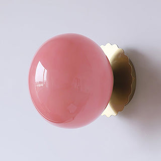 Marshmallow Glass Wall Sconce