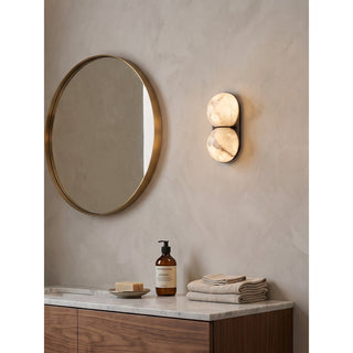 Matteo Twin Alabaster Sconce