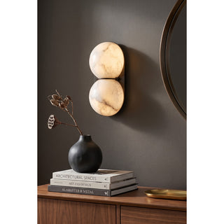 Matteo Twin Alabaster Sconce