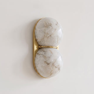 Matteo Twin Alabaster Sconce