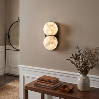 Matteo Twin Alabaster Sconce
