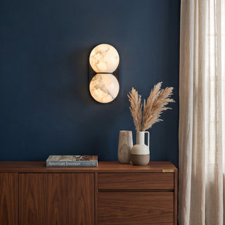 Matteo Twin Alabaster Sconce