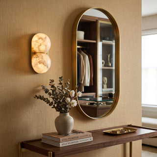Matteo Twin Alabaster Sconce