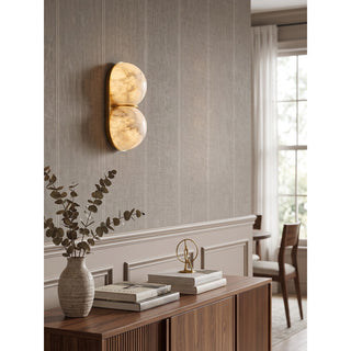 Matteo Twin Alabaster Sconce