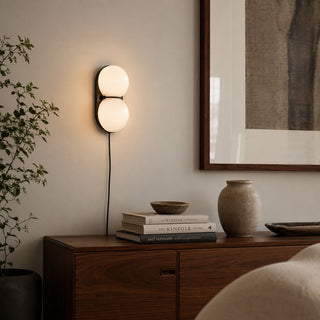 Matteo Twin Plug-in Wall Sconce
