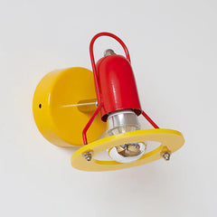 Pavillon jaune et rouge