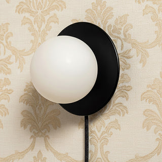 Mayer Globe Plug-In Wall Sconce
