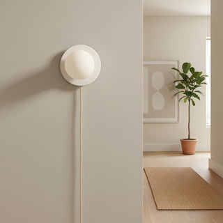 Mayer Globe Plug-In Wall Sconce