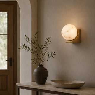 Meridian Alabaster Sconce