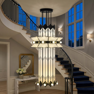 Metropolis Totem Chandelier