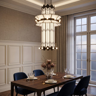 Metropolis Totem Chandelier