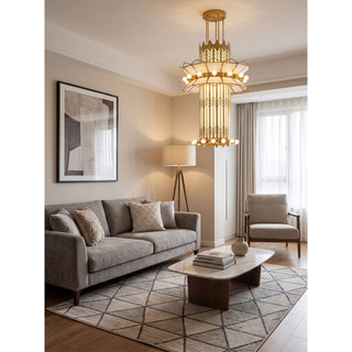 Metropolis Totem Chandelier