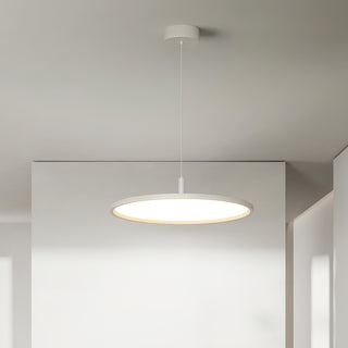 Comedor Micro Lámpara Colgante Aluminio Blanco 19.6" 