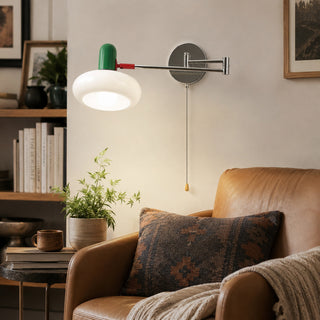 Milanol Capsule Swing-Arm Sconce