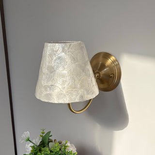 Mira Textured Shell Sconce
