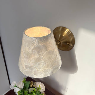 Mira Textured Shell Sconce