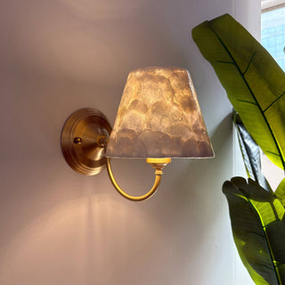 Mira Textured Shell Sconce
