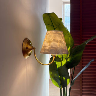 Mira Textured Shell Sconce