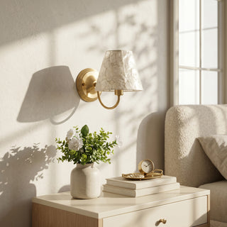 Mira Textured Shell Sconce