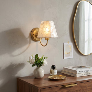 Mira Textured Shell Sconce
