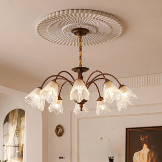 Mirabelle Fluted Petal Chandelier