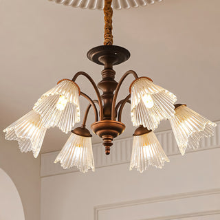 Mirabelle Fluted Petal Chandelier