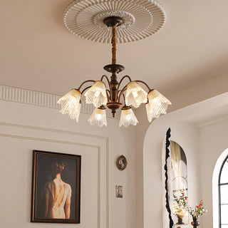 Mirabelle Fluted Petal Chandelier