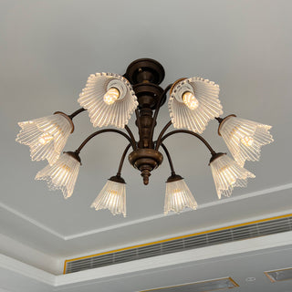 Mirabelle Fluted Petal Chandelier