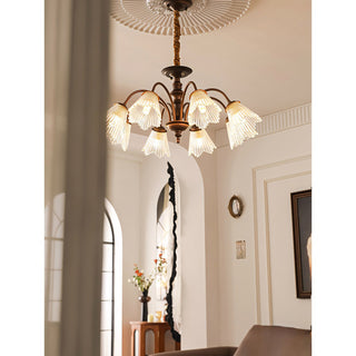 Mirabelle Fluted Petal Chandelier