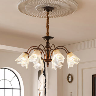 Mirabelle Fluted Petal Chandelier