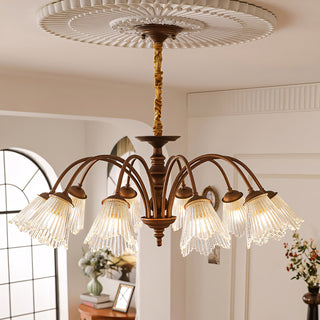 Mirabelle Fluted Petal Chandelier
