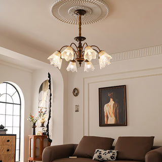 Mirabelle Fluted Petal Chandelier