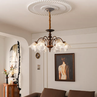 Mirabelle Fluted Petal Chandelier