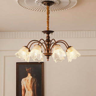 Mirabelle Fluted Petal Chandelier