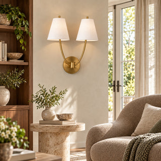 Mireia Lyre Wall Sconce
