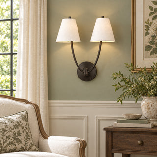 Mireia Lyre Wall Sconce