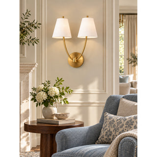 Mireia Lyre Wall Sconce