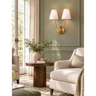 Mireia Lyre Wall Sconce