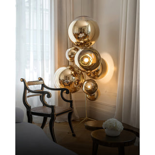 Mirror Ball Floor Lamp