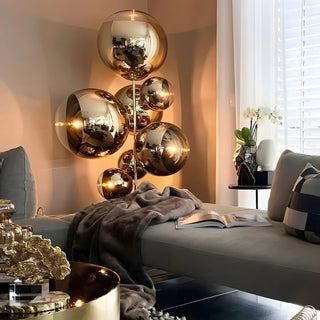 Mirror Ball Floor Lamp