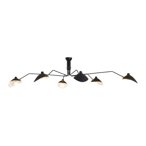 Multi-Arm Spider Ceiling Light