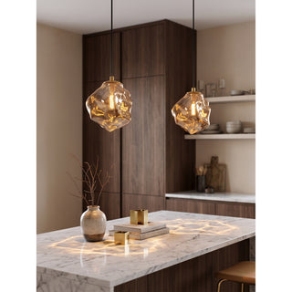 Molten Glass Pendant Light