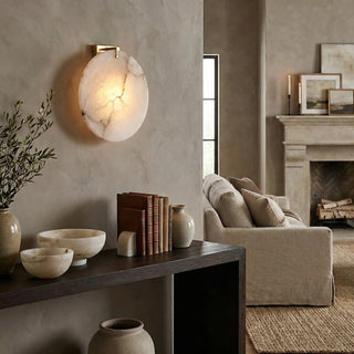 Moonshade Alabaster Wall Sconce