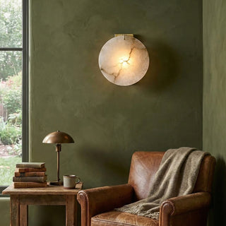 Moonshade Alabaster Wall Sconce