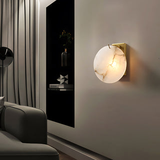 Moonshade Alabaster Wall Sconce