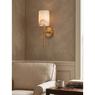 Naelis Alabaster Torch Sconce – detail 10