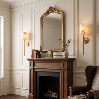 Naelis Alabaster Torch Sconce – detail 3