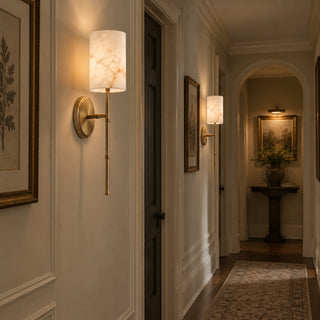 Naelis Alabaster Torch Sconce – detail 4