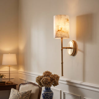 Naelis Alabaster Torch Sconce – detail 6