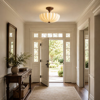 Nerida Scalloped Flush Mount